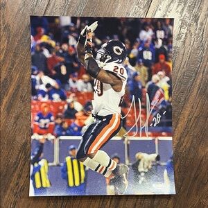 Autographed Football Star Devin Hester